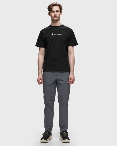 Tričko Snow Peak SOFT COTTON LOGO SHORT SLEEVE T-SHIRT Čierna | TS-24SU201-BLACK, 1