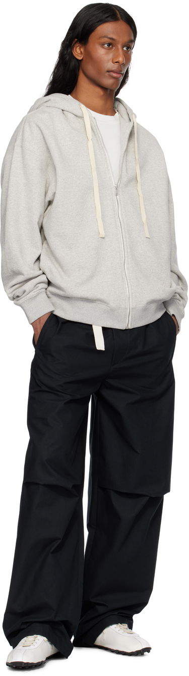 Mikina Jil Sander Jil Sander Zipped Hoodie Šedá | J47HG0106_J20010, 3