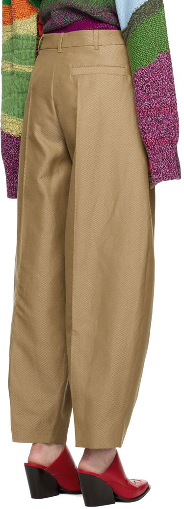 Nohavice Stella McCartney Stella McCartney Tapered Trousers Hnedá | 6401023BU562, 2