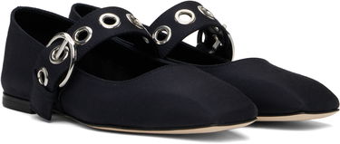 Opasok Aeyde Aeyde Uma Eyelet Ballerina Flats Navy | A11-FL-RKLS08FL159-SS25-519-069, 3