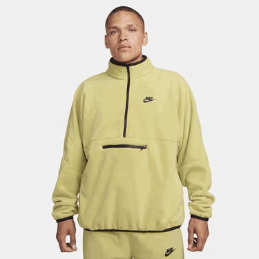 Mikina Nike Club Fleece+ 1/2-Zip Fleece Top Žltá | DX0525-720, 0