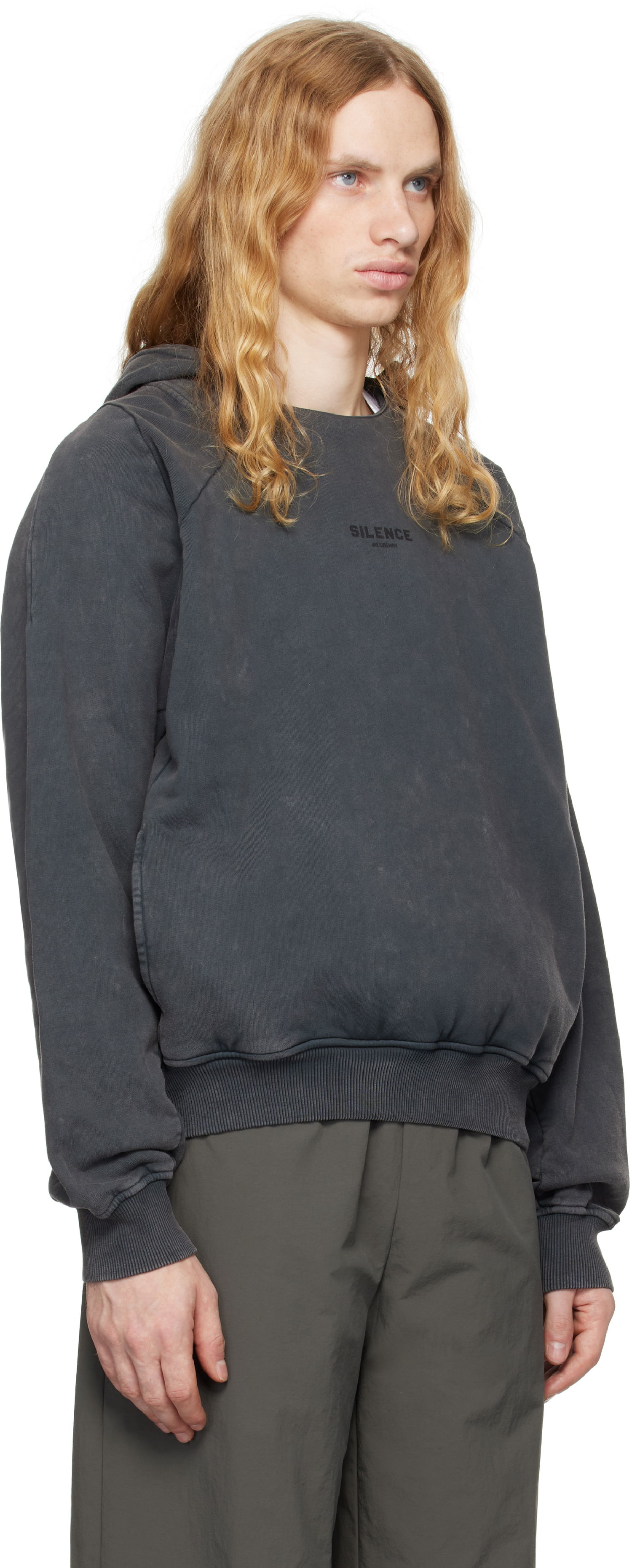 Mikina Han Kjøbenhavn Raglan Hoodie Šedá | U-134148, 1