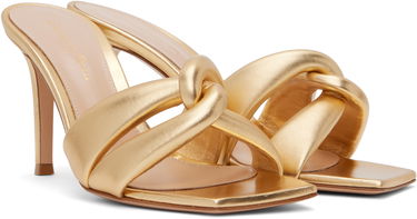 Tenisky a topánky Gianvito Rossi Amour Heeled Mules Metalická | G10012-85RIC-NPS, 3