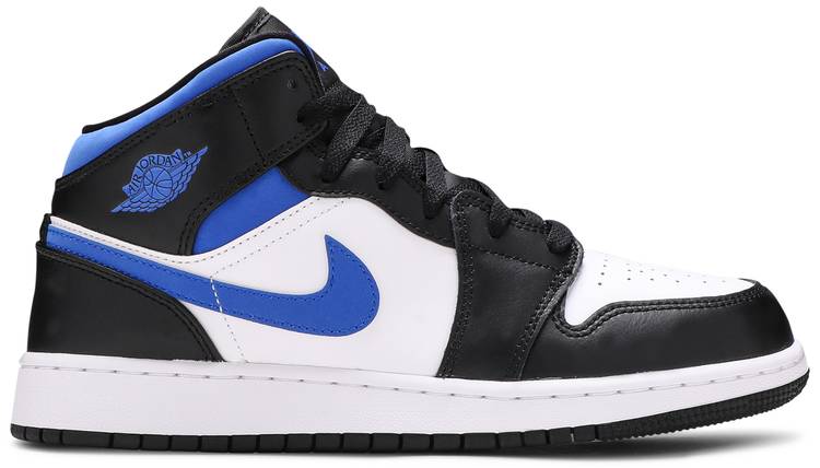 Tenisky a topánky Jordan Air Jordan 1 Mid GS "Racer Blue" Modrá | 554725-140, 0