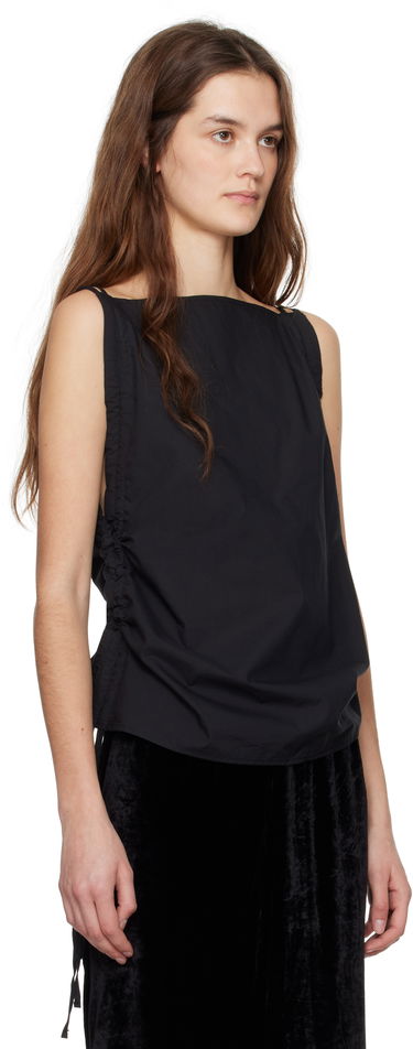Tielko Baserange Baserange Pictorial Strap Tank Top Čierna | TOPS-CO-EXSP25, 1