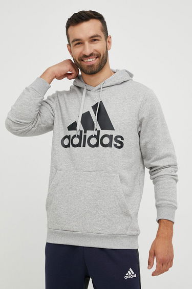 Mikina adidas Originals Hoodie Logo Šedá | GK9577, 0