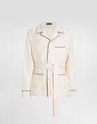 Dolce & Gabbana Pajama Jacket with Piping