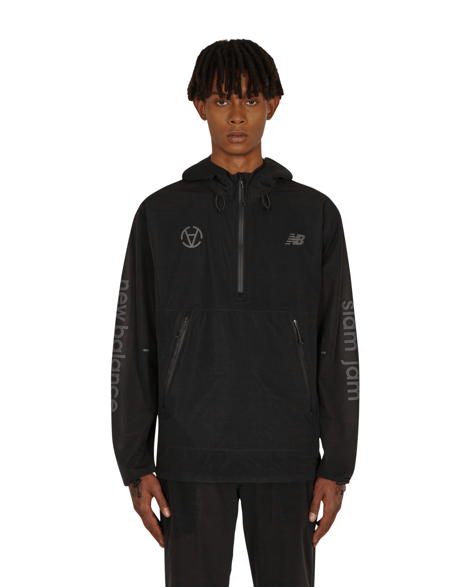 Vetrovka New Balance Slam Jam x Speed Jacket Čierna | MJ01276BK, 1