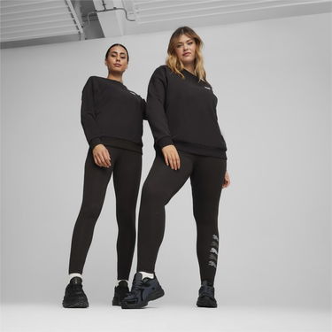 Sveter Puma Relaxed Small Logo Crew Sweatshirt Čierna | 678742-01, 2