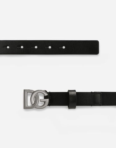 Opasok Dolce & Gabbana Dolce & Gabbana Stretch Fabric Belt with DG Logo Čierna | EC0076AQ61680999, 1