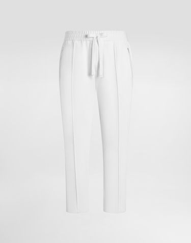 Tepláky Dolce & Gabbana Dolce & Gabbana Jersey Cropped Jogging Pants Biela | GYACETGJ070W0111, 0