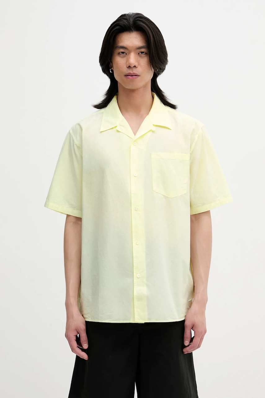 Košeľa NORSE PROJECTS Norse Projects Carsten Cotton Tencel Shirt, Regular Fit Žltá | N40.0579.3043, 0