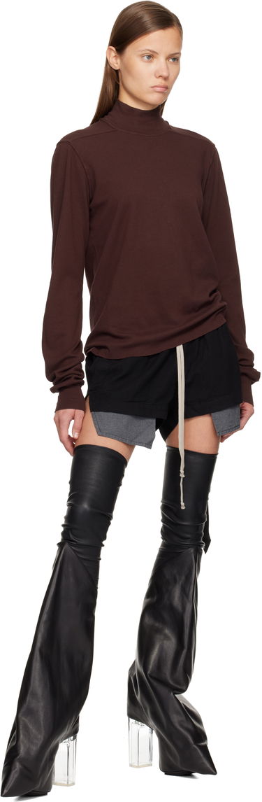 Sveter Rick Owens Concordians Headon Dbl Turtleneck Hnedá | DS02E7223 JDB, 3