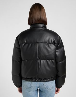 Prešívaná bunda Lee Relaxed Rider Puffer Jacket Čierna | 112371066, 0
