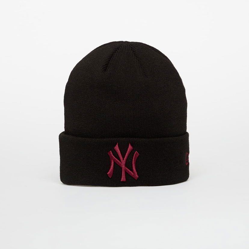 Kulicha New Era Knit Beanie New York Yankees MLB League Essential Medium Čierna | 60691392