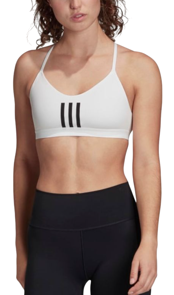 Podprsenka adidas Originals 3 Stripes All Me Sports Bra Biela | ft1877, 0