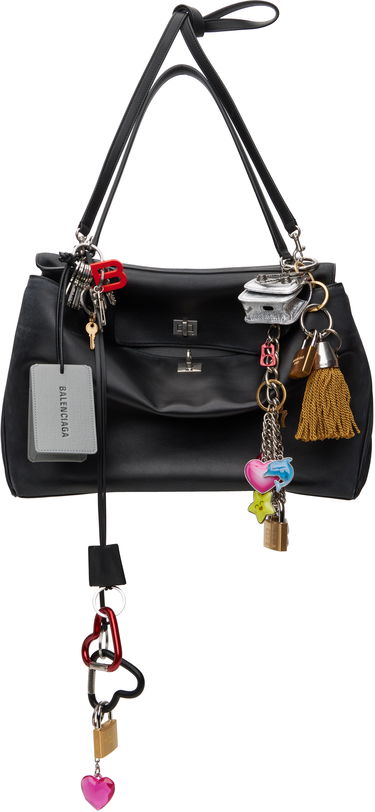 Kabelka Balenciaga Balenciaga Charms Rodeo Large Bag Čierna | 789744 2AA7B, 3