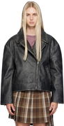 Studios Distressed Leather Jacket