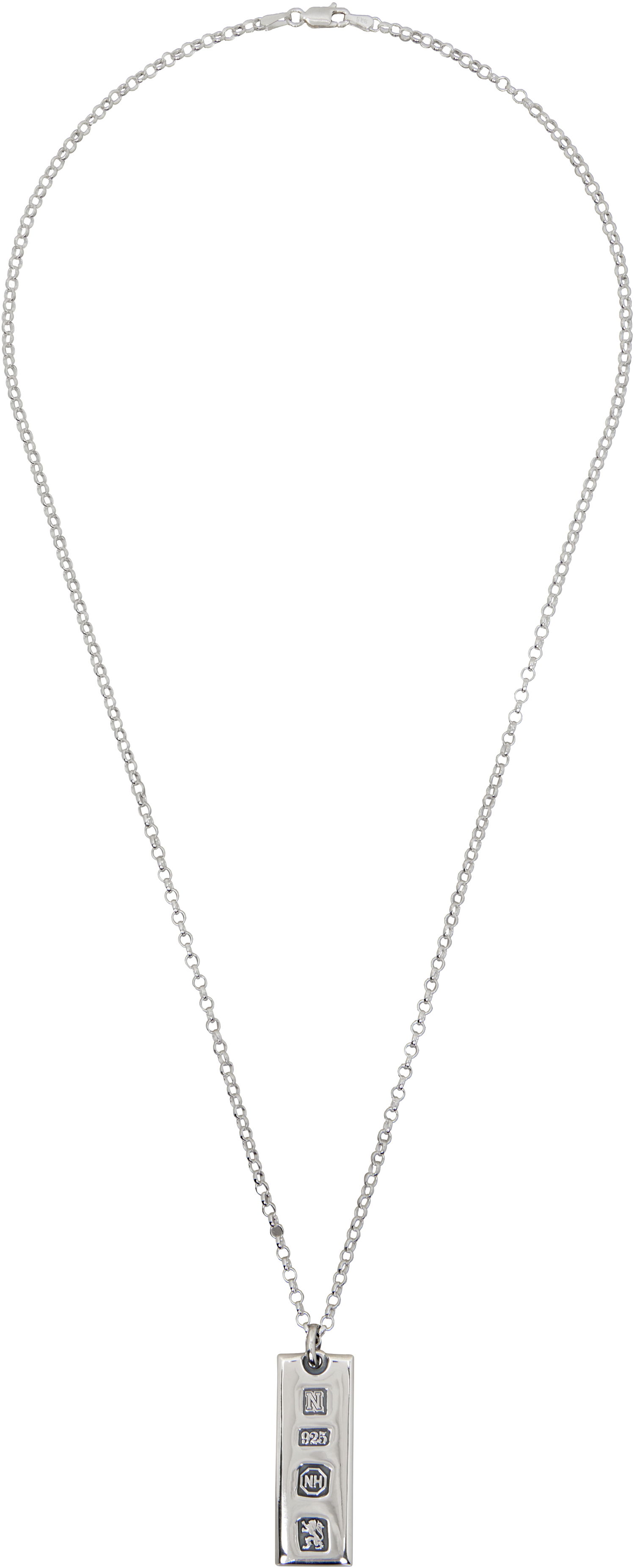 Náhrdelník Neighborhood Hallmarked Ignot Necklace Metalická | 252IVNH-AC02, 0