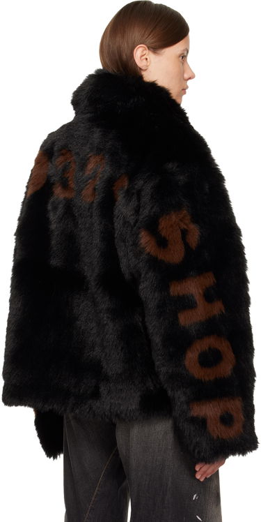 Bunda 032C 032c Muddy Faux-Fur Jacket Čierna | F25-URW-1904-000-W, 2