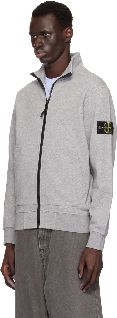 Mikina Stone Island Stone Island Logo Patch Sweatshirt Šedá | K1S156100643S0051, 3