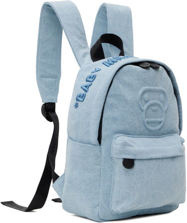 Batoh BAPE Baby Milo Denim Mini Backpack Modrá | 0MXBGW4358XXO, 1