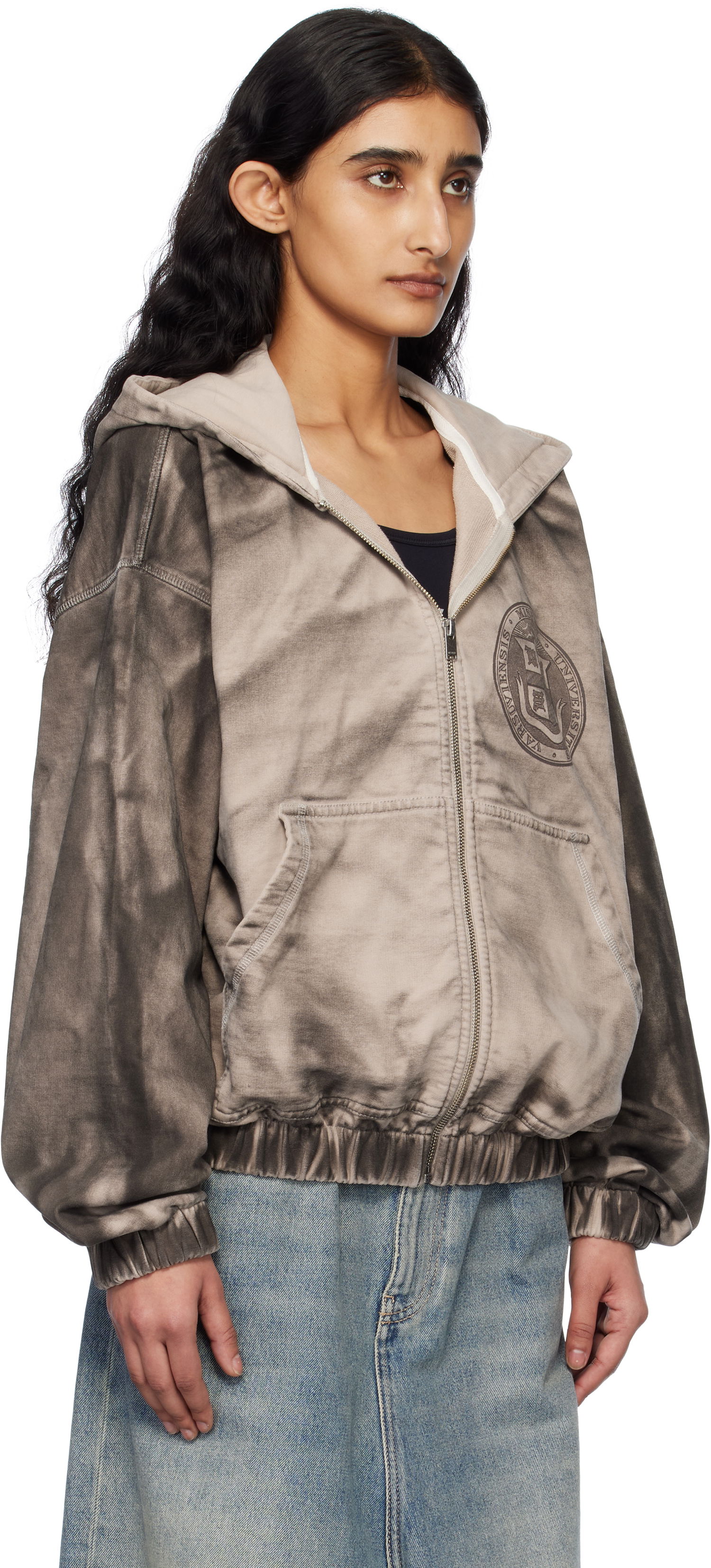 Mikina MISBHV MISBHV Perfect Zip-Up Hoodie Šedá | 250W203, 1