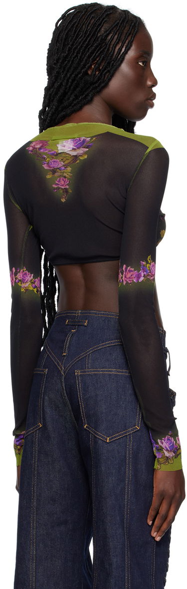 Crop Top Jean Paul Gaultier Gaultier 'The Fleurs Petit Grand' Crop Top Rôznofarebný | 23/12-F-TO080-T525-4000, 2