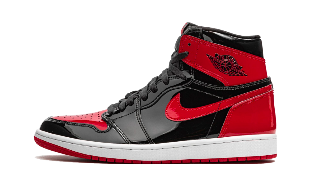 Tenisky a topánky Jordan Air Jordan 1 Retro High ''Patent Bred'' OG GS Červená | 575441-063, 0