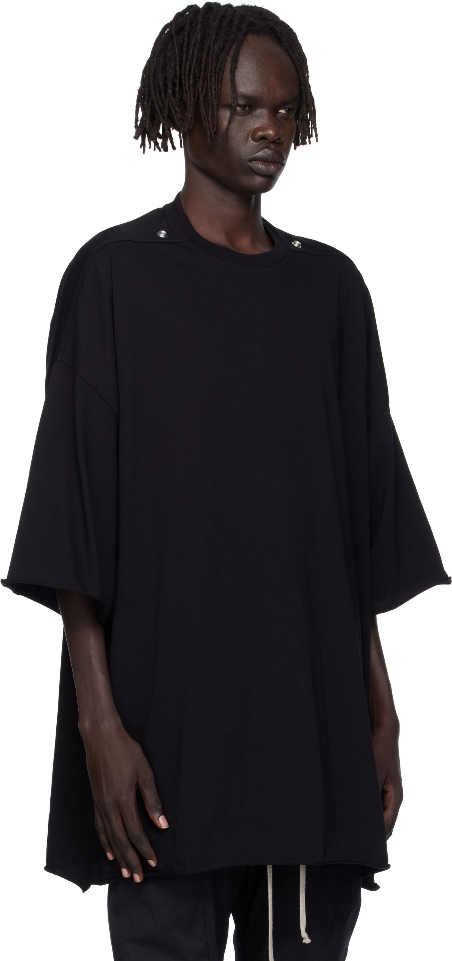 Tričko Rick Owens Rick Owens Concordians Tommy T-Shirt Čierna | RU02E1283 JAES2, 1