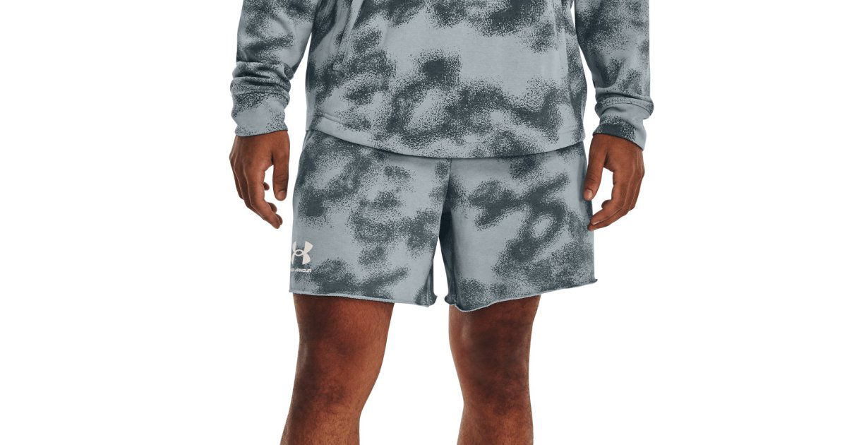 Šortky Under Armour Rival Terry 6in Shorts Šedá | 1377578-465, 1