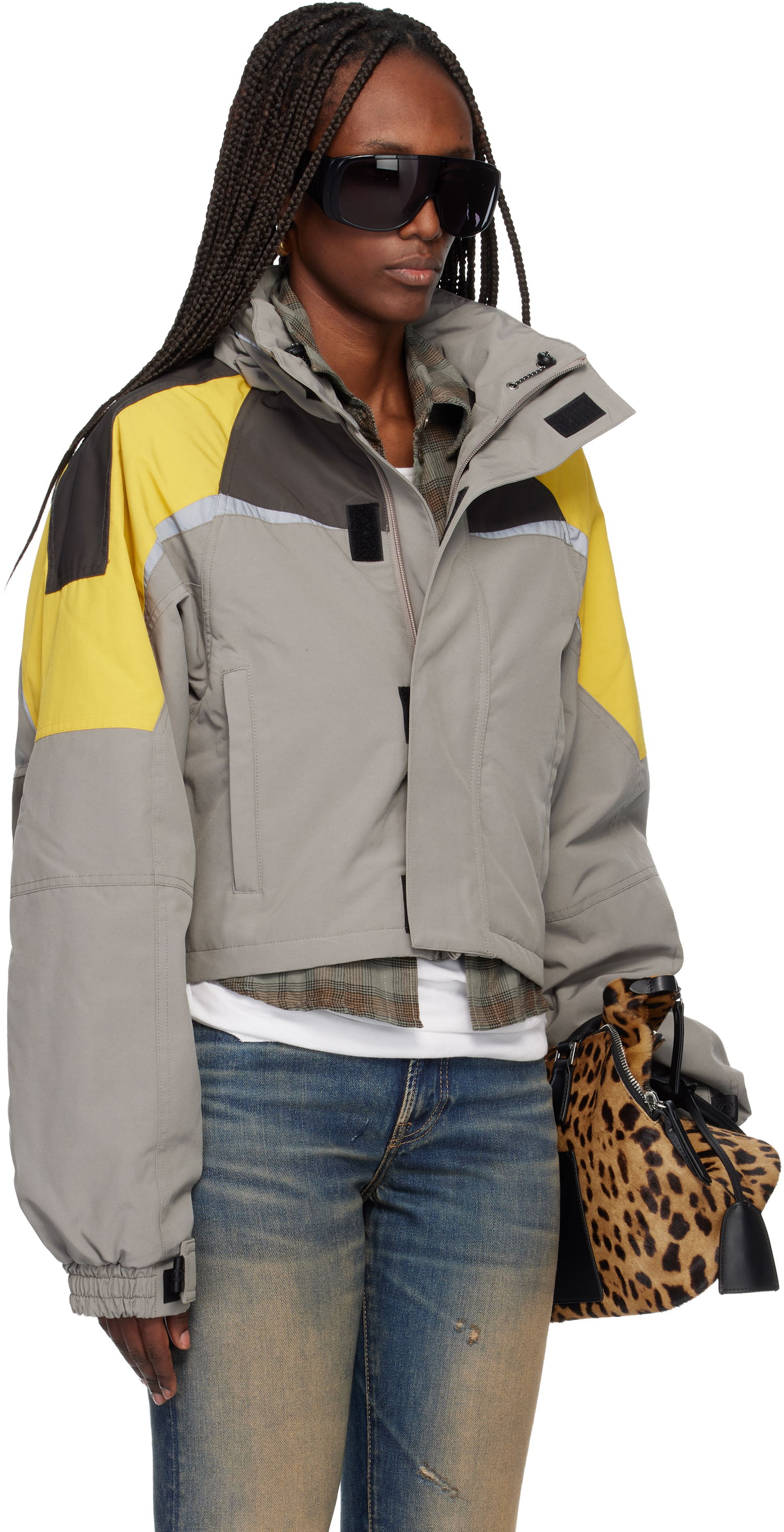 Bunda Martine Rose Martine Rose Shrunken Sports Jacket Rôznofarebný | 741WO10054, 1