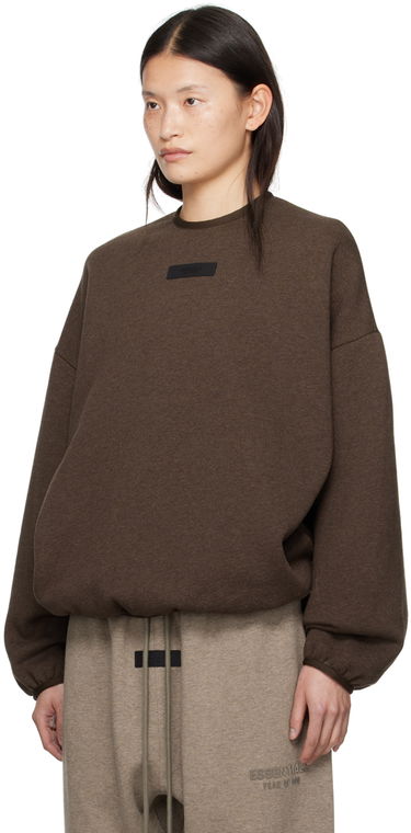 Mikina Fear of God Core Collection Crewneck Heather Wood Hnedá | 192SU244682F, 3