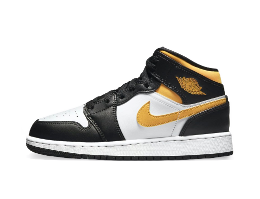 Tenisky a topánky Jordan Air Jordan 1 Mid "Black University Gold" GS Čierna | 554725-177