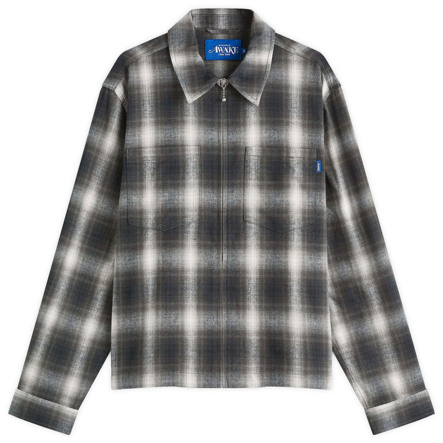 Košeľa Awake NY Brushed Flannel Shirt Jacket Zelené | AWK-FW24-TP002-MUL, 0