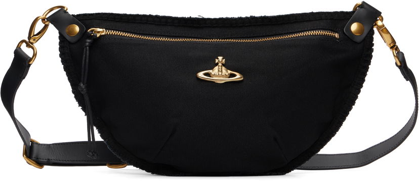 Ľadvinka Vivienne Westwood Vivienne Westwood City Canvas Pouch Čierna | 43070034U-W00IW-ET