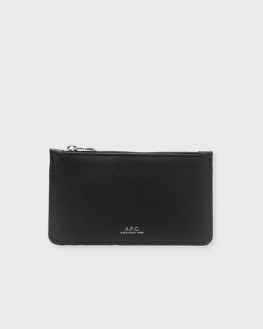 Peňaženka A.P.C. Walter Zip Card Wallet Čierna | PXAWV-H63205-LZZ, 3