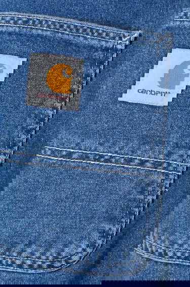 Džínsy Carhartt WIP Simple Pant Loose Fit Jeans Modrá | I022947.106, 4