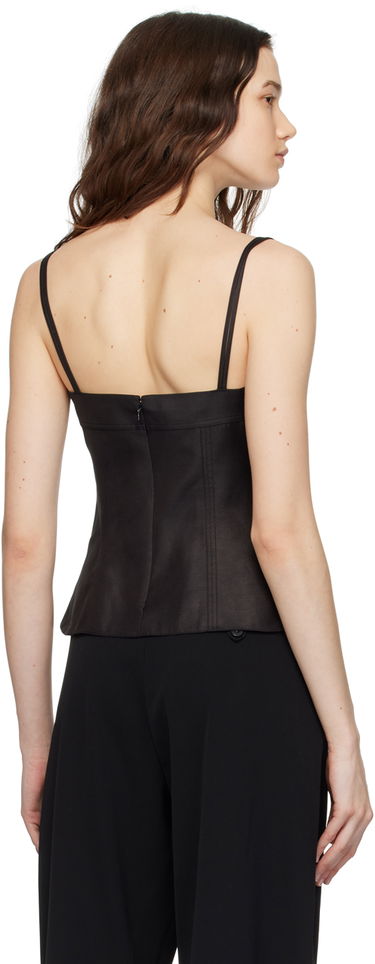 Tielko Stella McCartney Peplum Camisole Čierna | 6T01583DU401, 2