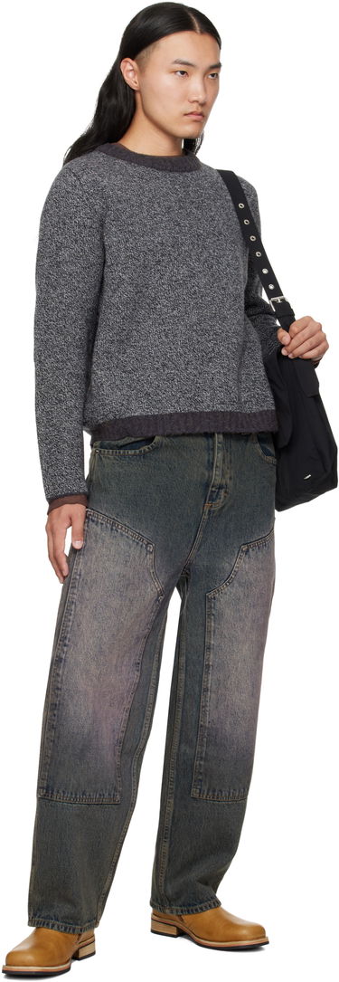 Sveter Eckhaus Latta Eckhaus Latta Yak Knit Sweater Šedá | 8258-EL-PF25-M, 3