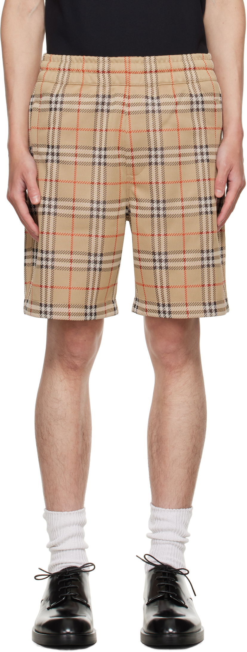 Šortky Burberry Burberry Check Shorts Béžová | 8113850