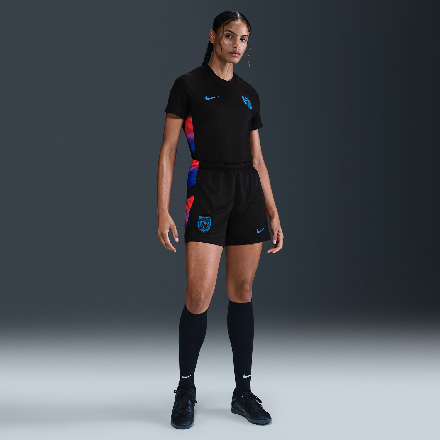 Šortky Nike England 2025/26 Dri-FIT Stadium Replica Shorts Čierna | FZ9178-010, 0