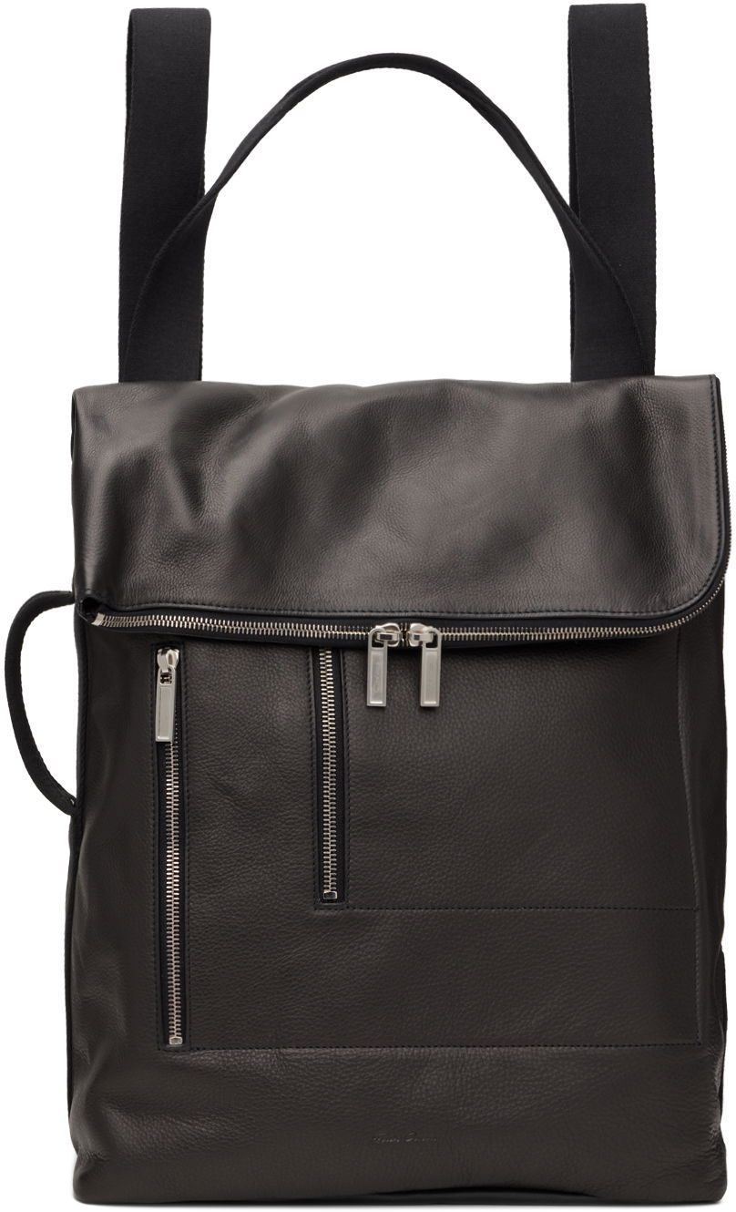 Batoh Rick Owens Leather Cargo Čierna | RA02C0370 LCN, 0