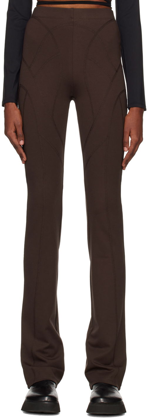 Legíny HELIOT EMIL Dulcet Seam Detail Trousers Hnedá | AW22_W_10_080_M08_CBR21, 0