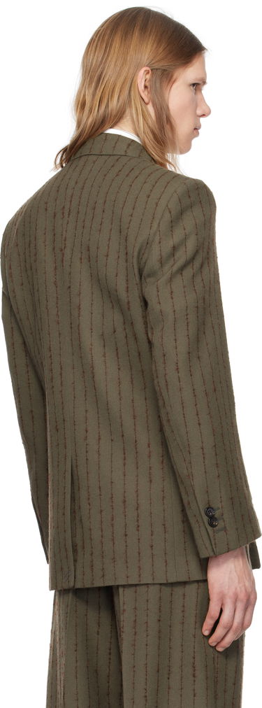 Súprava Burberry Burberry Tailored Double-Breasted Blazer Zelené | 8103522, 2