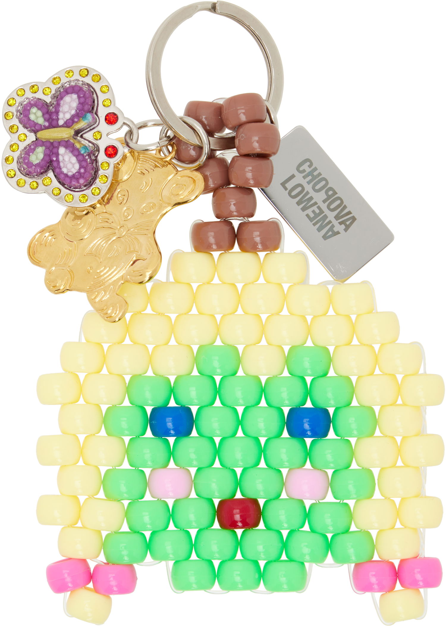 Kľúčenka Chopova Lowena Chopova Lowena Meg Pixelated Beaded Charm Keychain Rôznofarebný | 6701, 0