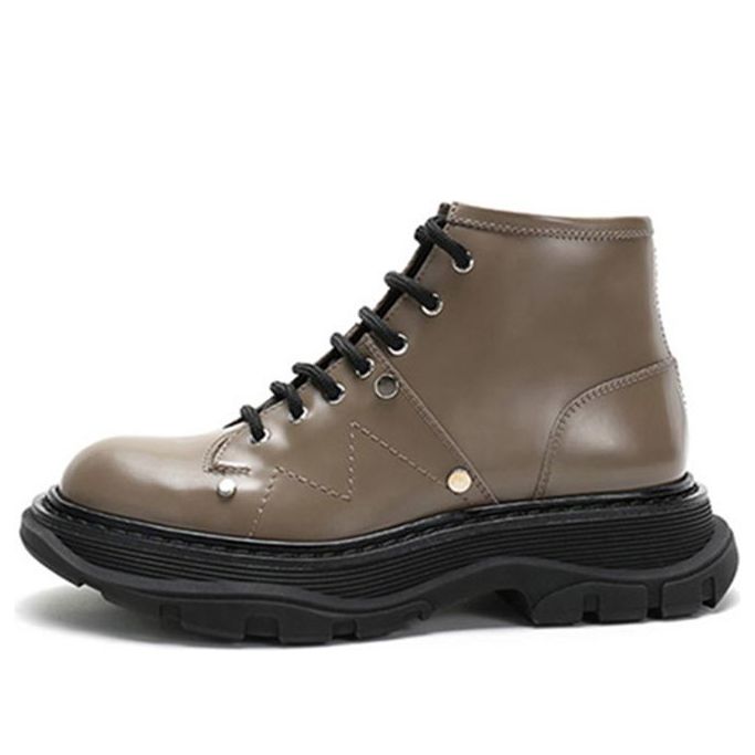 Tenisky a topánky Alexander McQueen Alexander McQueen Lace Up Ankle Boots Zelené | 595469WHZ812610