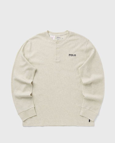 Tričko Polo by Ralph Lauren Polo Ralph Lauren Long Sleeve Henley Sleep Top Béžová | 714950609005, 2