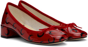Starostlivosť o obuv Marine Serre Marine Serre Repetto Edition Camille Moon Print Leather Heels Červená | WFW052A RLEA0031, 3