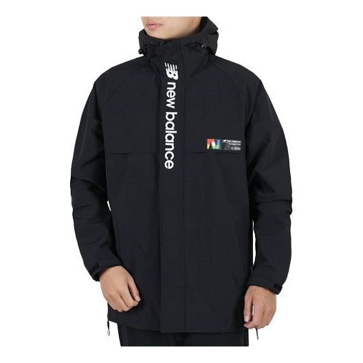 Parka New Balance Windbreaker Hooded Čierna | AMJ03330-BK, 0